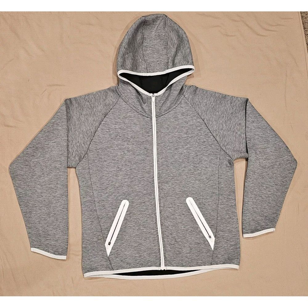 Zyia Active Gray Sport‎ Pocket Hoodie Large Jacket